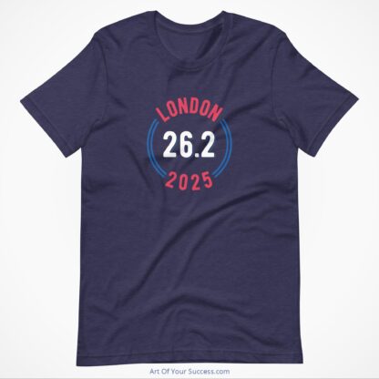 London 2025-t-shirt-heather-midnight-navy